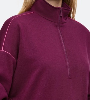 Pulover oversize cu fermoar pentru damă, Triumph MyWear Lounge Sweater  - Img 3