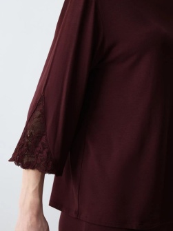 Set pijama Triumph Amourette PK LSL Bordo - Img 3