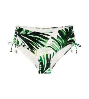 Slip de baie modelator, cu acoperire mare, Triumph Summer Palm Maxi, Verde - Img 5