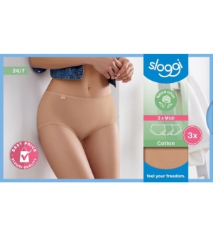 Sloggi 24/7 Cotton Midi C3P Set 3 bucati - Img 4