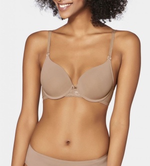 Sutien buretat cu bretele detașabile, Triumph Lovely Micro WHPM Bej - Img 5