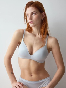 Sutien buretat, fără armătură, Triumph Body Make-up Soft Touch P Gri - Img 3