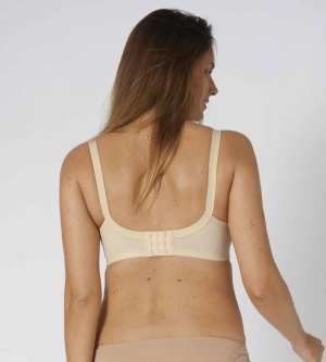Sutien clasic, fără armătură, Triumph Claudette 104 N Bej - Img 7