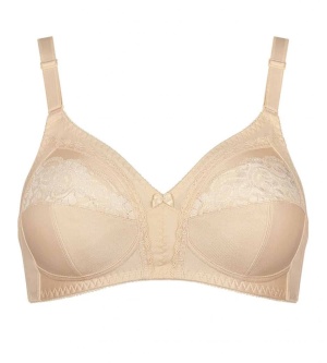 Sutien clasic, fără armătură, Triumph Claudette 104 N Bej - Img 10