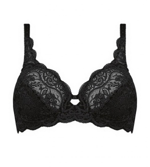 Sutien cu armătură și dantelă, Triumph Amourette 300 W Negru - Img 12
