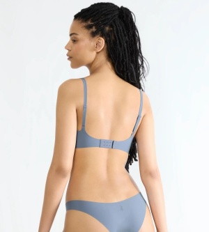 Sutien cu burete detașabil, Sloggi ZERO Feel 2.0 Ultra Bra Albastru - Img 2