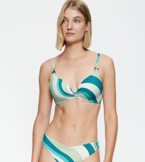 Sutien de baie cu burete tip sweetheart, decolteu în V Triumph, Summer Mix & Match P 01