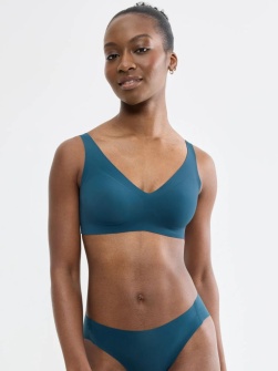 Sutien fără armătură, Sloggi ZERO Feel 2.0 Soft bra Albastru