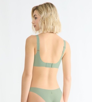 Sutien fără armătură, Sloggi ZERO Feel 2.0 Soft bra Verde - Img 3