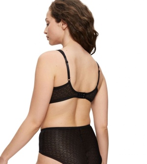 Sutien minimizer cu dantelă, Triumph Signature Sheer W01 Negru - Img 7