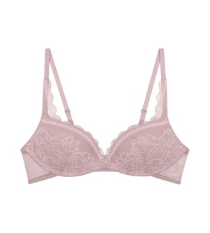 Sutien push-up fără armătură, Triumph Comfort Allure PU Roz - Img 5