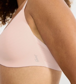 Sutien push-up invizibil, Sloggi ZERO Feel Air THE UP Push Up Roz - Img 3