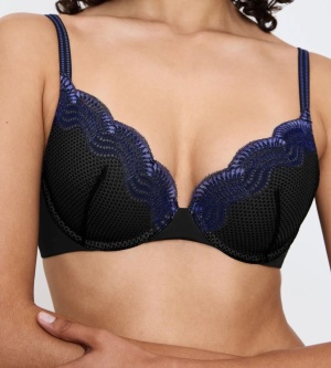 Sutien push-up, Triumph Comfort Glam WHU Negru - Img 3