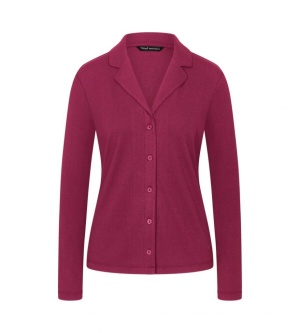 Bluză cu mânecă lungă Triumph Mix & Match LSL Top BF Soft Bordo - Img 6