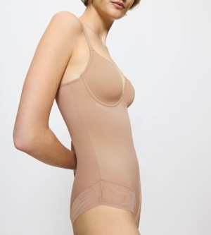 Body modelator cu armătură, invizibil sub haine, Triumph True Shape Sensation BSWP Bej - Img 3