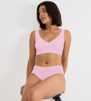 Boxer, lenjerie invizibilă, Sloggi ZERO Feel 2.0 Hipster Pink - Img 4