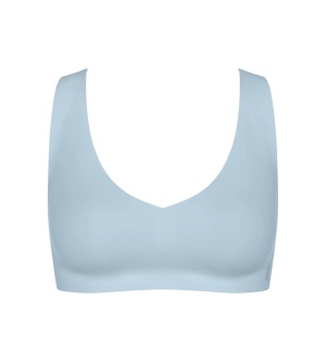 Bustieră invizibilă, fără cusături, Sloggi ZERO Feel 2.0 Bralette Albastru - Img 5