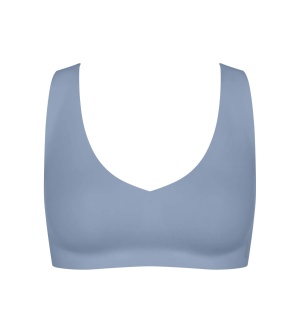 Bustieră invizibilă, Sloggi ZERO Feel 2.0 Bralette Albastru - Img 5