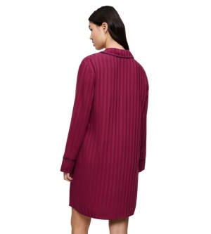 Cămașă de noapte, Triumph Amourette Jacquard NDW Bordo - Img 7