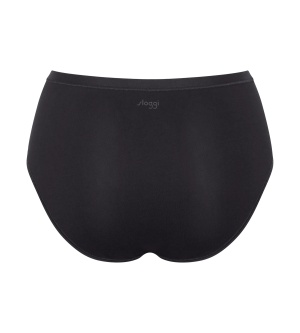 Chilot damă midi din bumbac organic, Sloggi GO Daily Cotton Midi Negru - Img 6