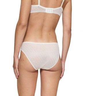 Chilot elegant, dantelat, Triumph Signature Sheer Tai Ecru - Img 7