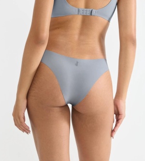 Chiloți tanga invizibili, Sloggi ZERO Feel 2.0 Tiny tanga Gri - Img 2