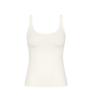 Maiou fără cusături din modal, Sloggi ZERO Feel Pure Tank Top Crem - Img 5