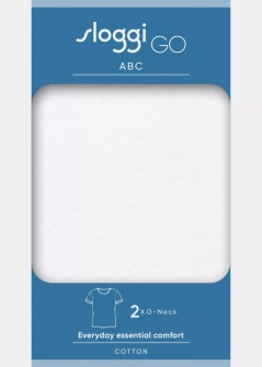 Set 2 bucati, Tricou pentru bărbați, Sloggi Men GO ABC 2.0 Alb - Img 6