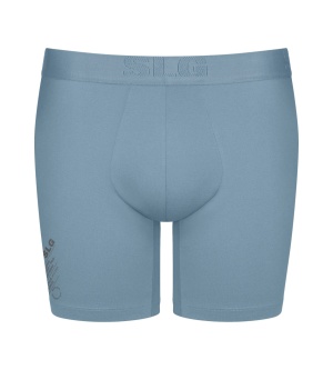 Set de 2 Boxeri pentru bărbați, Sloggi SLG Base Soft Short C2P Albastru - Img 5