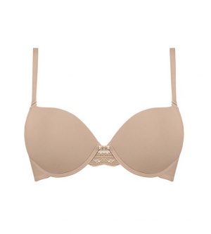 Sutien buretat cu bretele detașabile, Triumph Lovely Micro WHPM Bej - Img 4