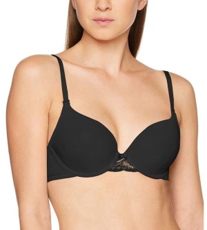 Sutien buretat cu bretele detașabile, Triumph Lovely Micro WHPM Negru - Img 3