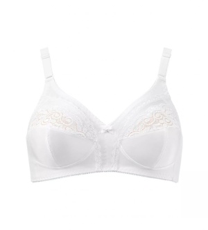 Sutien clasic, fără armătură, Triumph Claudette 104 N Alb - Img 3