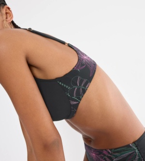 Sutien de baie cu armătură minimizer, Triumph Summer Tropics WP 01, Negru - Img 3