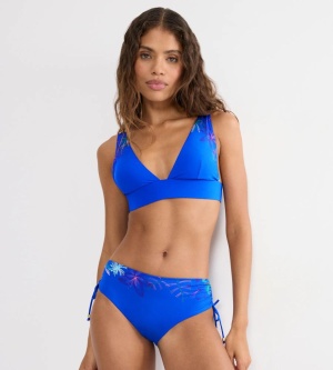 Sutien de baie cu cupe ușor buretate și detașabile, Triumph Summer Tropics P Albastru
