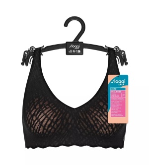 Sutien fără armătură, cupe detașabile, Sloggi ZERO Feel Bliss Soft bra Negru - Img 7