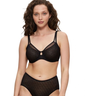 Sutien minimizer cu dantelă, Triumph Signature Sheer W01 Negru - Img 8