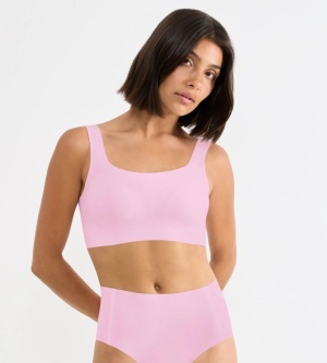 Top invizibil fără cusături, Sloggi ZERO Feel 2.0 Top Pink