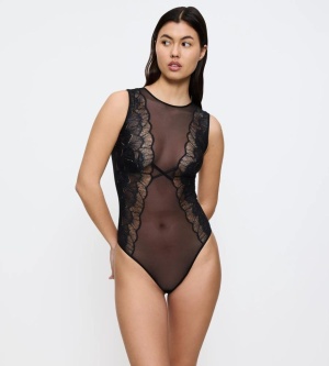 Body din dantelă, Triumph Palina Moonlight Kiss BS Negru