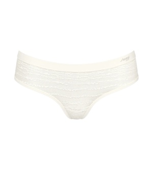 Boxeri din dantelă, Sloggi FREE Evolve Hipster Lace Crem - Img 5