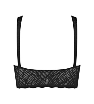 Bustieră fără armătură, dantelat, Sloggi ZERO Feel Bliss Bralette Negru - Img 6