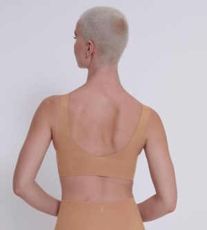 Bustieră invizibilă, Sloggi ZERO Feel 2.0 Bralette Nud - Img 8