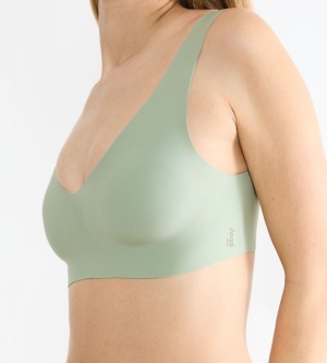 Bustieră invizibilă, Sloggi ZERO Feel 2.0 Bralette Verde - Img 3