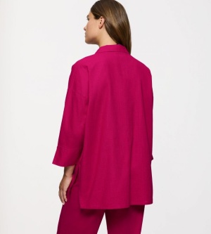 Cămașă casual cu croială oversized, vaporoasă din bumbac Triumph Summer Wear Boyfriend Shirt - Img 3