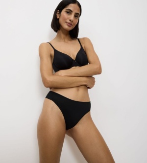 Chilot clasic invizibil, Triumph Pure Micro Tai Negru - Img 3