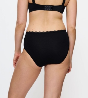 Chilot cu talie medie din bumbac, Triumph Feel Of Cotton Midi