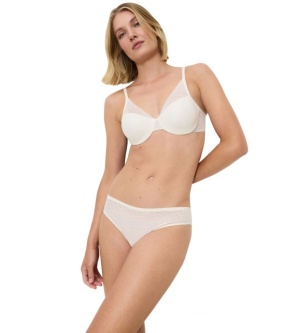 Chilot elegant, dantelat, Triumph Signature Sheer Tai Ecru - Img 8