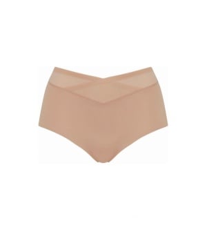 Chilot modelator cu talie înaltă, fără cusături vizibile, Triumph True Shape Sensation Maxi Bej - Img 13