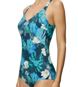 Costum de baie întreg, fără armătură, cupe buretate, Triumph Summer Fleur OP - Img 9