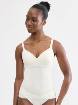 Maieu cu sutien Lift up integrat, Sloggi ZERO Feel 2.0 THE UP Bra Shirt Crem