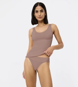 Maieu neted, Triumph Body Make-Up Illusion Tank Top, Maro - Img 4